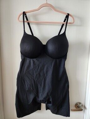 SKIMS Ultimate Body Butt Enhancing Bodysuit Onyx Black Size 2X
